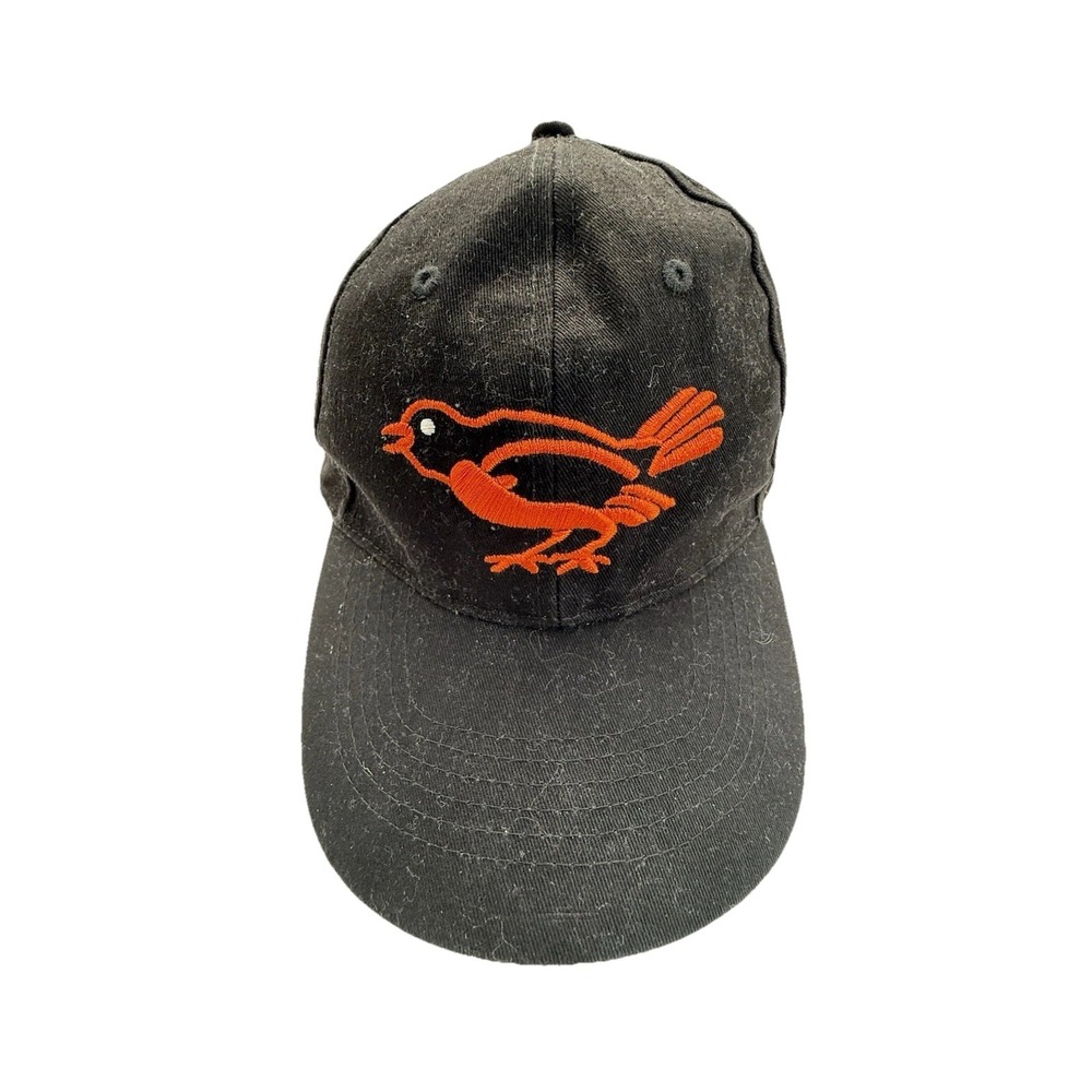 Baltimore‎ Orioles Vintage 90s Logo Throwback Black Hat